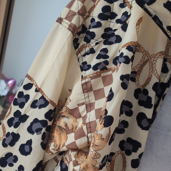 Vintage Leopard and Checkered Jacket - Picture 5 of 7